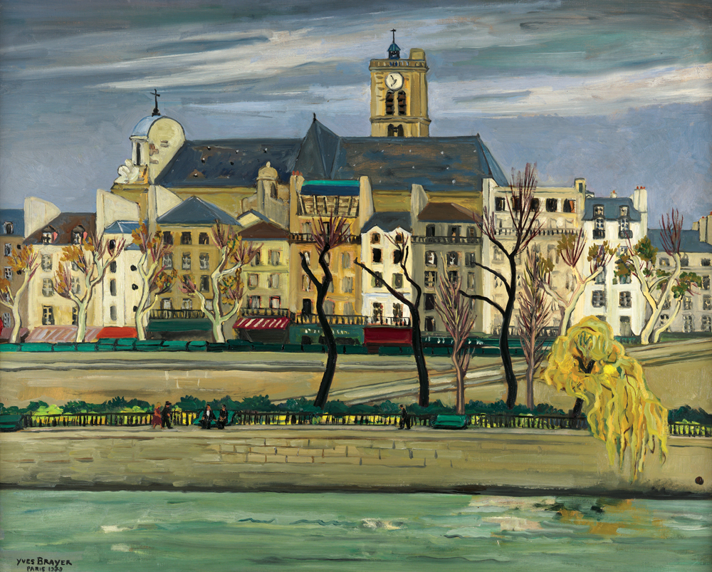 La Seine et L’Eglise Saint-Gervais, Paris, 1979